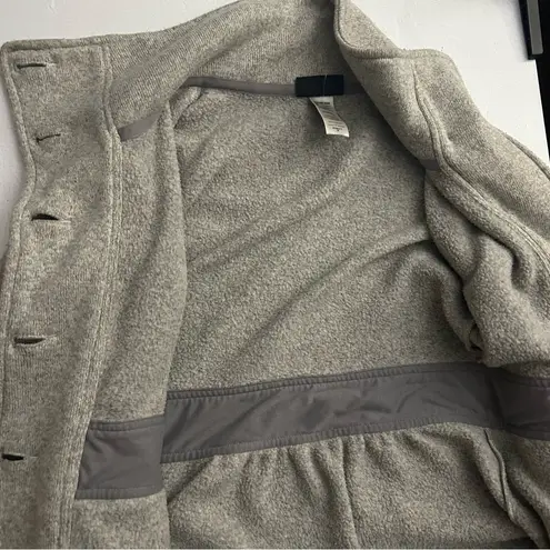 Patagonia women’s Better Sweater fleece pea Coat jacket medium grey Gray