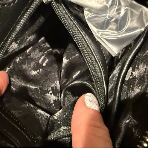 Karl Lagerfeld PARIS CROSSBODY WAIST BAG BLACK NYLON NEW AUTHENTIC