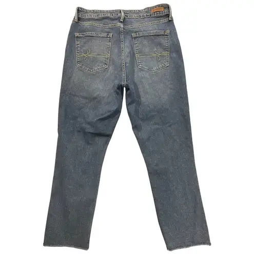 Denizen from Levi's  Jeans Womens 12 High Rise Ankle Slim Distressed Blue Stretch