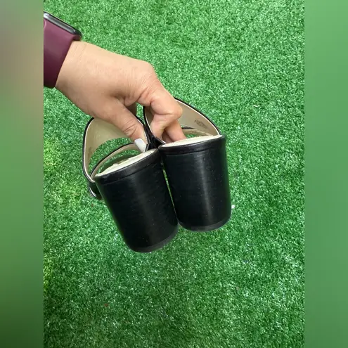 Louise et Cie Women's Kamea Grommet Embellished Black Sandals Size 8.5