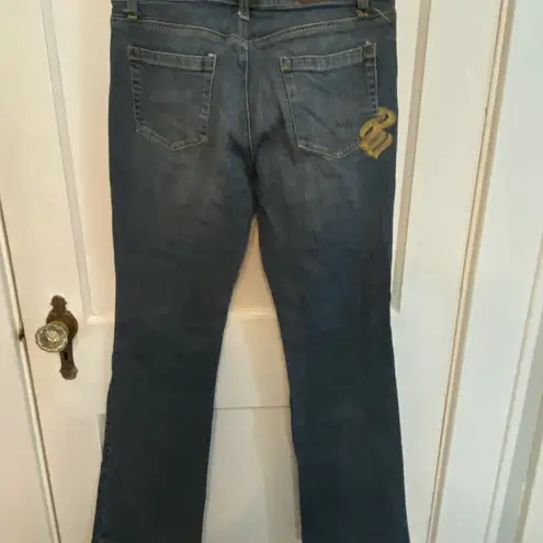 Rocawear women's jeans bootcut Yellow Stitching Size 7/8