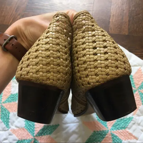 Vintage Open Weave Booties Woven Basket Weave Size undefined