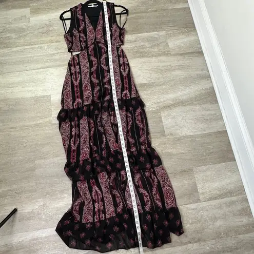 Avec Les Filles Rosie Tiered Maxi Dress Size 0