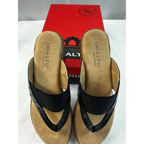 Rialto Comfort Sandal Flip Flop Thongs Used And Lightly Worn Sz 8.5 Boho