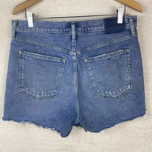 Abercrombie & Fitch  The 4" Mom Short High Rise Distressed Curve Love Size 10/30