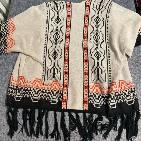 Jealous Tomato Women’s Open Front Knit Poncho