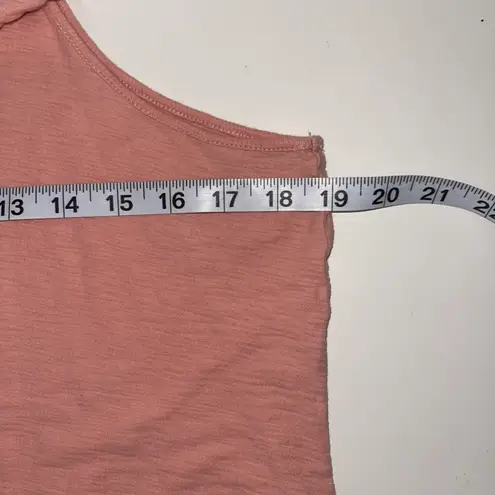 Rachel Zoe 100% Pima Cotton Salmon Pink Casual Tank Top