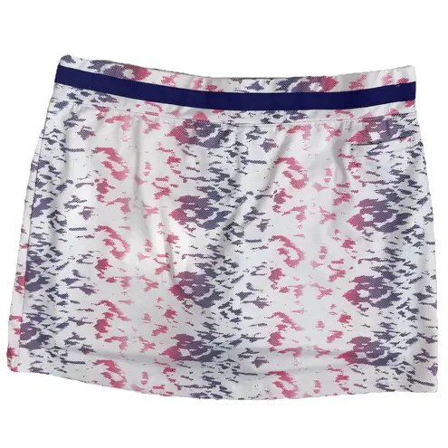 Pebble Beach Women's Large Performance Golf Skort Skirt Pink Navy Blue White