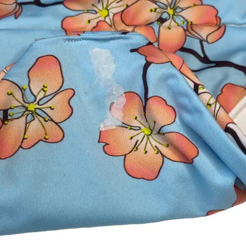 new Submarine ❤︎ Highs + Lows Print Bikini Set ❤︎ Cherry Blossom on Baby Blue Size XS