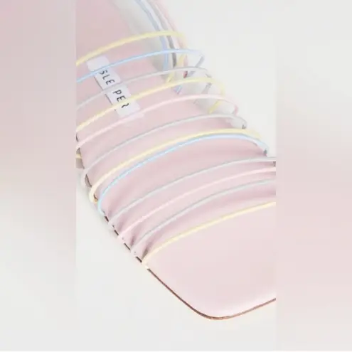 NWT Sleeper Macaroni Strappy Sandals Pastel Pink Sz 39 $220