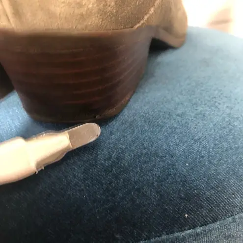 Sole Society Suede Leather Tan Ankle Boots Size 9.5