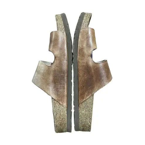 Naot Santa Barbara Colorblock slide on sandals sz 7.5 Blue