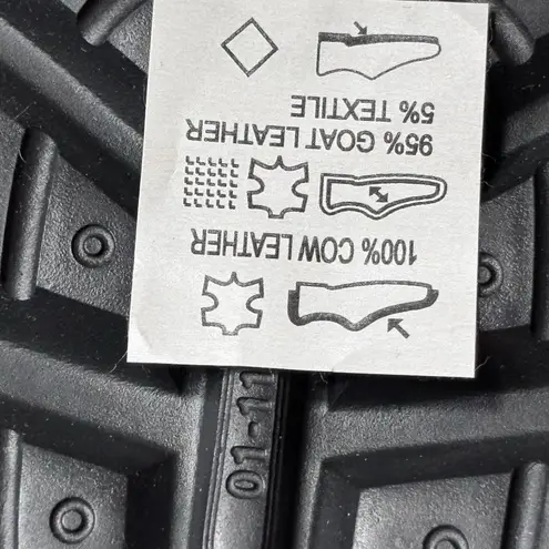 AllSaints Harlee Tan Brown Leather Lug Sole Chelsea Boots Size 8 Statement