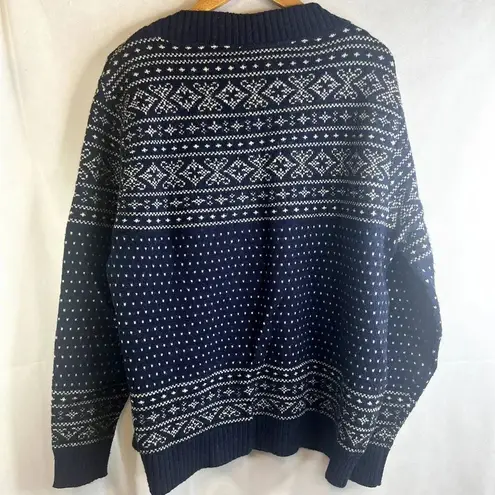 Lord Jeff VTG 100% Wintuk Made in USA Sweater Size Large Blue