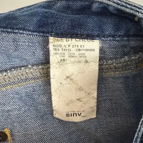 See By Chloe See by Chloé Flare Wide Leg Button Fly Jeans Size 4 - Image 7