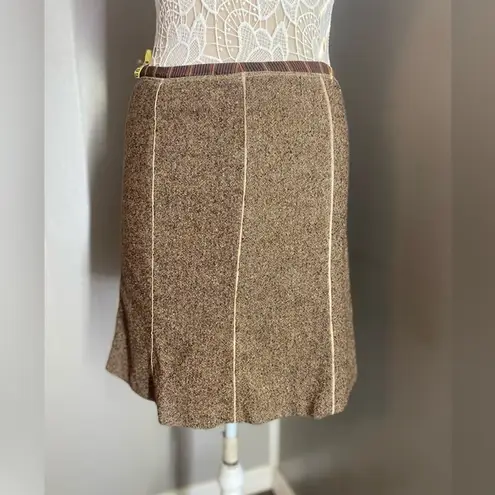 Piazza Sempione Brown Skirt Size M