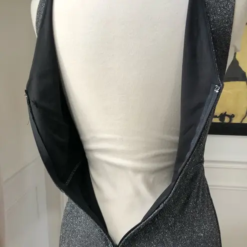 Max & Ash Dress Black Silver Glitter NWT M L Black