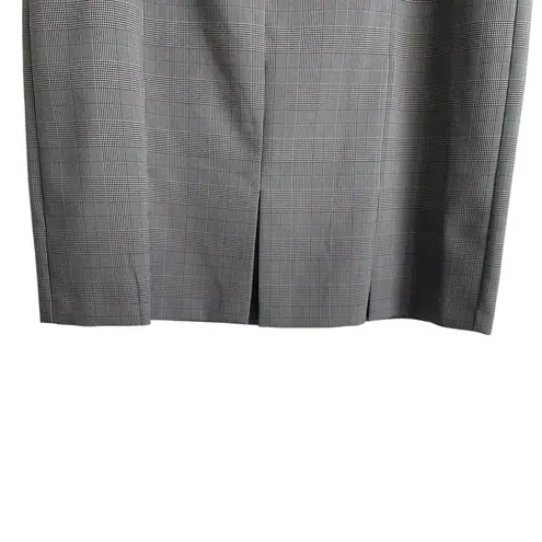 Womens Pleated Midi Skirt 16P Brown Plaid Ribbon Waist Tie Academia Y2K Retro