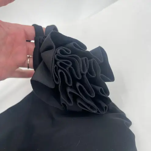 Ramy Brook Nyomi Swimsuit Size Large Flower One Piece Black Cutout NWT Swim