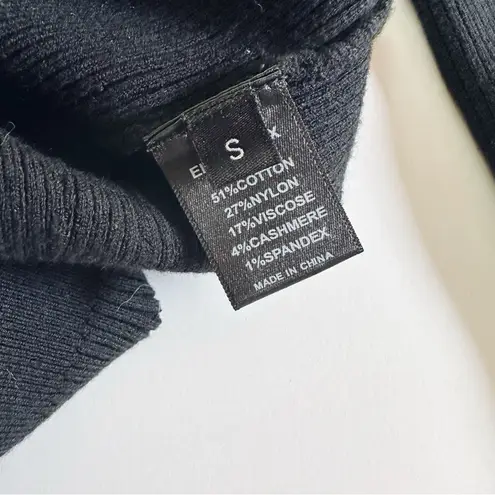 Eleven Six Elle Bodycon Ribbed Sweater Black