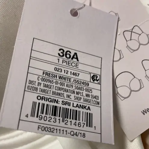 AUDEN Convertible Bra, 36 A, wired, strapless White Size undefined