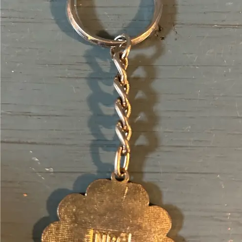 Vintage/Rare NBC Peacock Logo Keychain Red