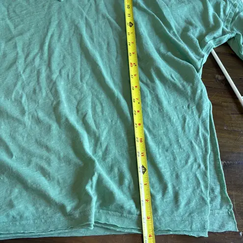 Free People  We The Free On My Mind V Neck Shirt In Cool Moss XS Oversized Cozy