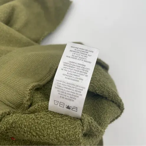 n:philanthropy Lucia Dress Olive Green Off the Shoulder Sweatshirt Small NWT