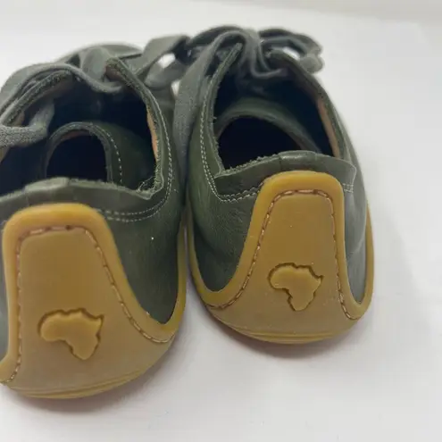 Vivobarefoot Addis Wild Hide Leather Women's Sneakers in green sz 35 US 5