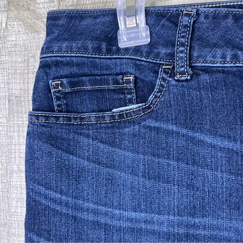 Riders By Lee Size 8 Petite Indigo MidRise Straight Leg Blue Denim Jeans