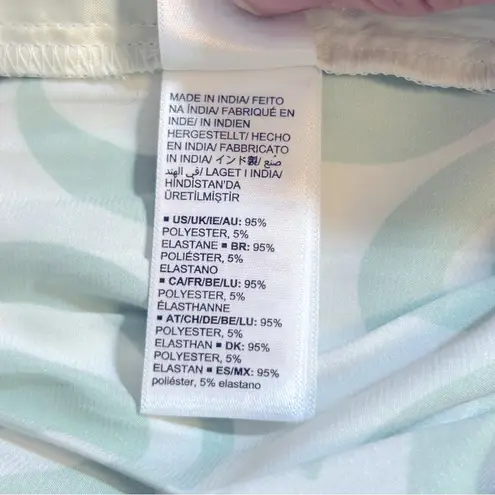 The Drop x Jennie Jenkins Abstract Print Wide Leg Green Pants Size 2X NWT