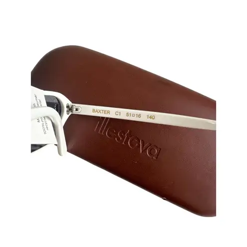 illesteva Brown Ombre Framed Round Sunglasses with Case