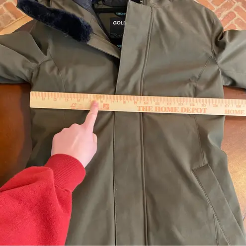 Aritzia  TNA Haven Parka Coat Jacket Olive green size XS goose down Gorpcore‎ - Image 11