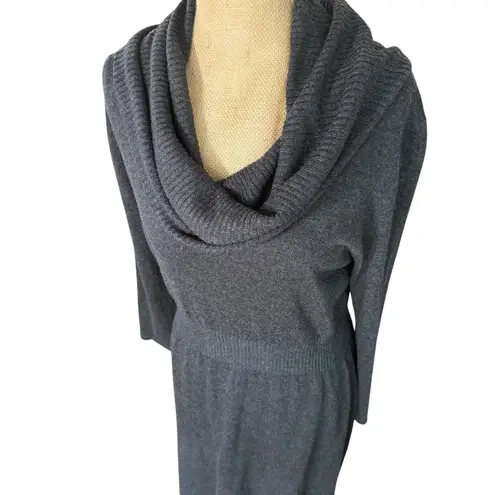 Neiman Marcus Women's Dark Gray Sweater Dress Size Medium
