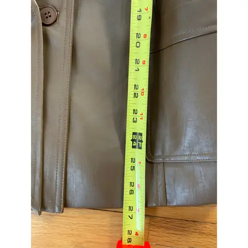 Molly Bracken  Faux Leather‎ coat size xs