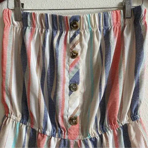 Hint of Blush strapless romper