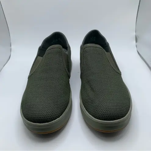 Olukai  Women's Ki'ihele 'Ili Shoes size 8 slip on sneakers comfort canvas green