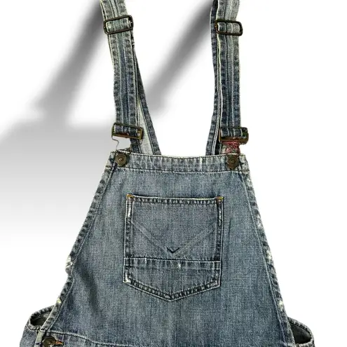 Hudson Jeans Vintage Y2K Hudson Florence Denim Cutoff Shortalls in Immortal Fray Size XS