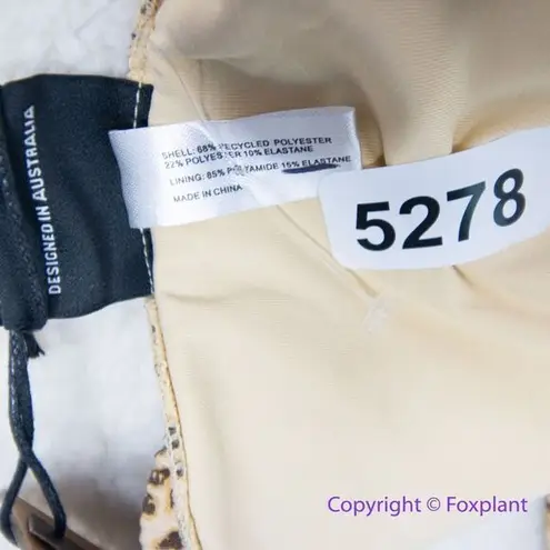 Thrills NEW Free People x mild animal print string bikini bottom, USA L