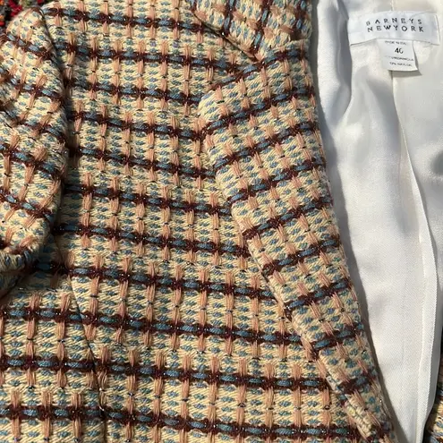 barney's new york Barney’s New York Vintage Cream Tweed Blazer