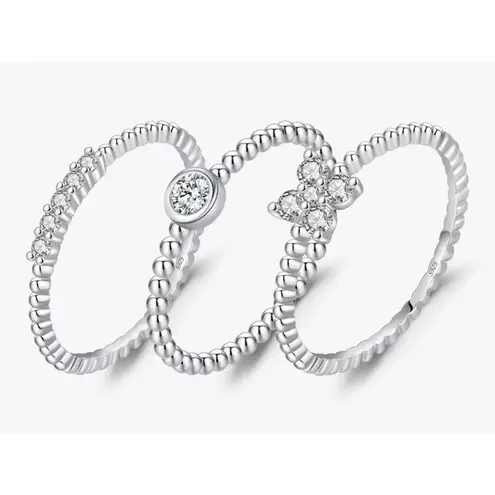 Boutique SALE 14k Platinum Beaded Bezel Diamond Ring, GRA Certificate