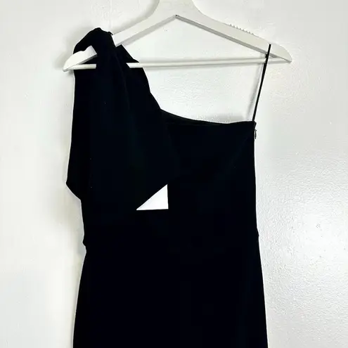 Dress the Population Tiffany One-Shoulder Jumpsuit in Black Size Small NWT