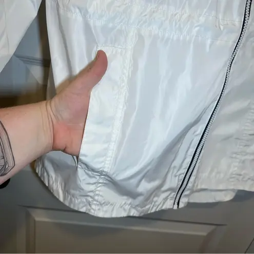 Tommy Hilfiger  White Sidetape Windbreaker Jacket size M