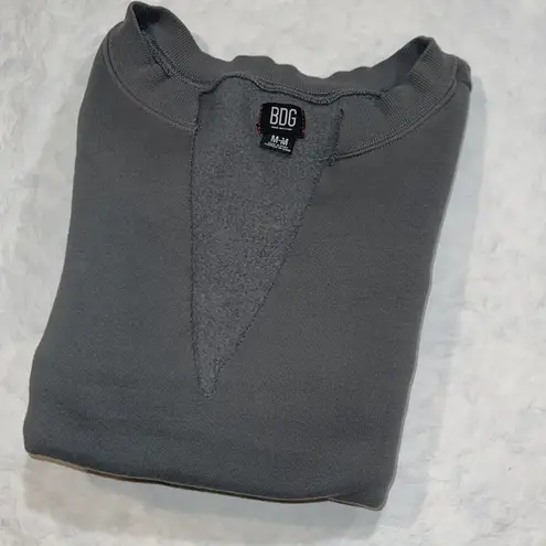 BDG  Urban Outfitters dark gray cropped oversized sweatshirt size MEDIUM