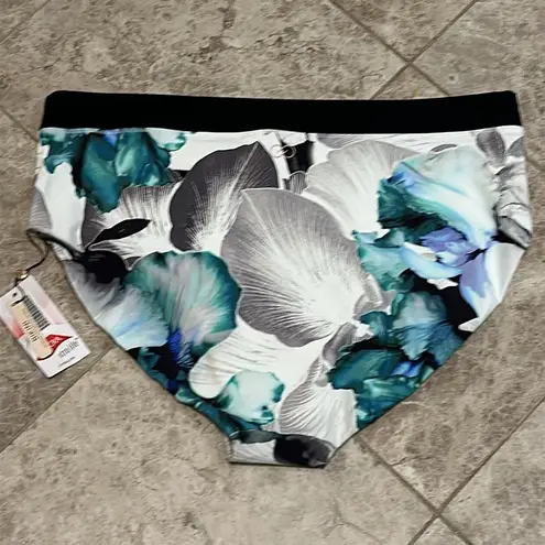 Calia By Carrie Underwood Bikini Bottom XL Ocean Iris White