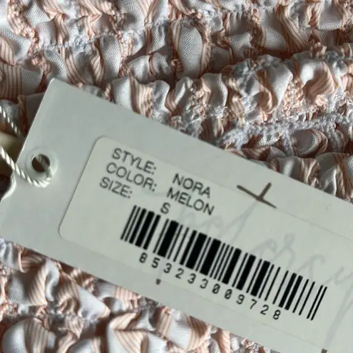 Petersyn revolve Nora strapless smocked dress orange new size medium