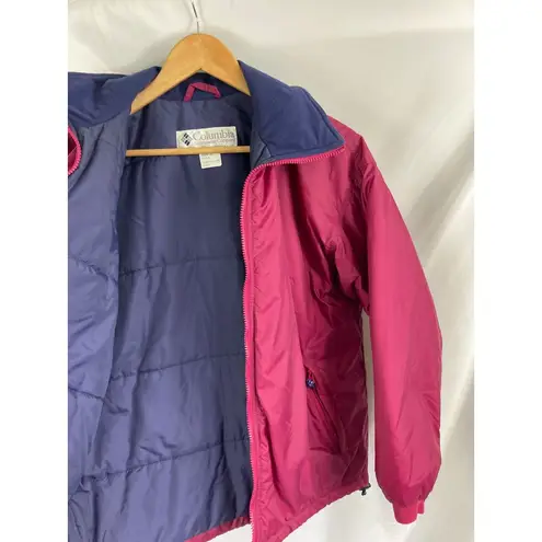 Columbia  Womans Pink Purple Warm Winter Coat Size Medium