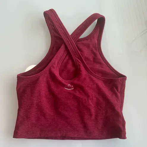 Beyond Yoga  High Neck Red Top