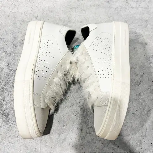 P448 Thea Rainbow Sneakers White Leather Size 39