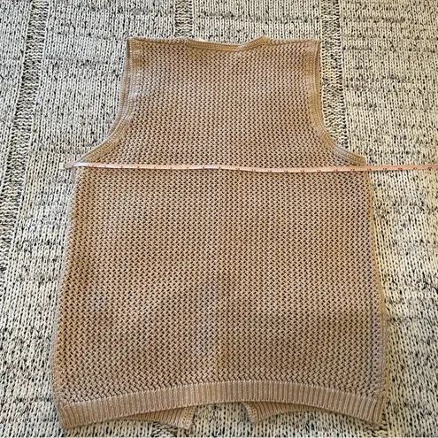 Jantzen Classics Vintage Boho Knit Floral Sweater Vest Women’s Size M EUC